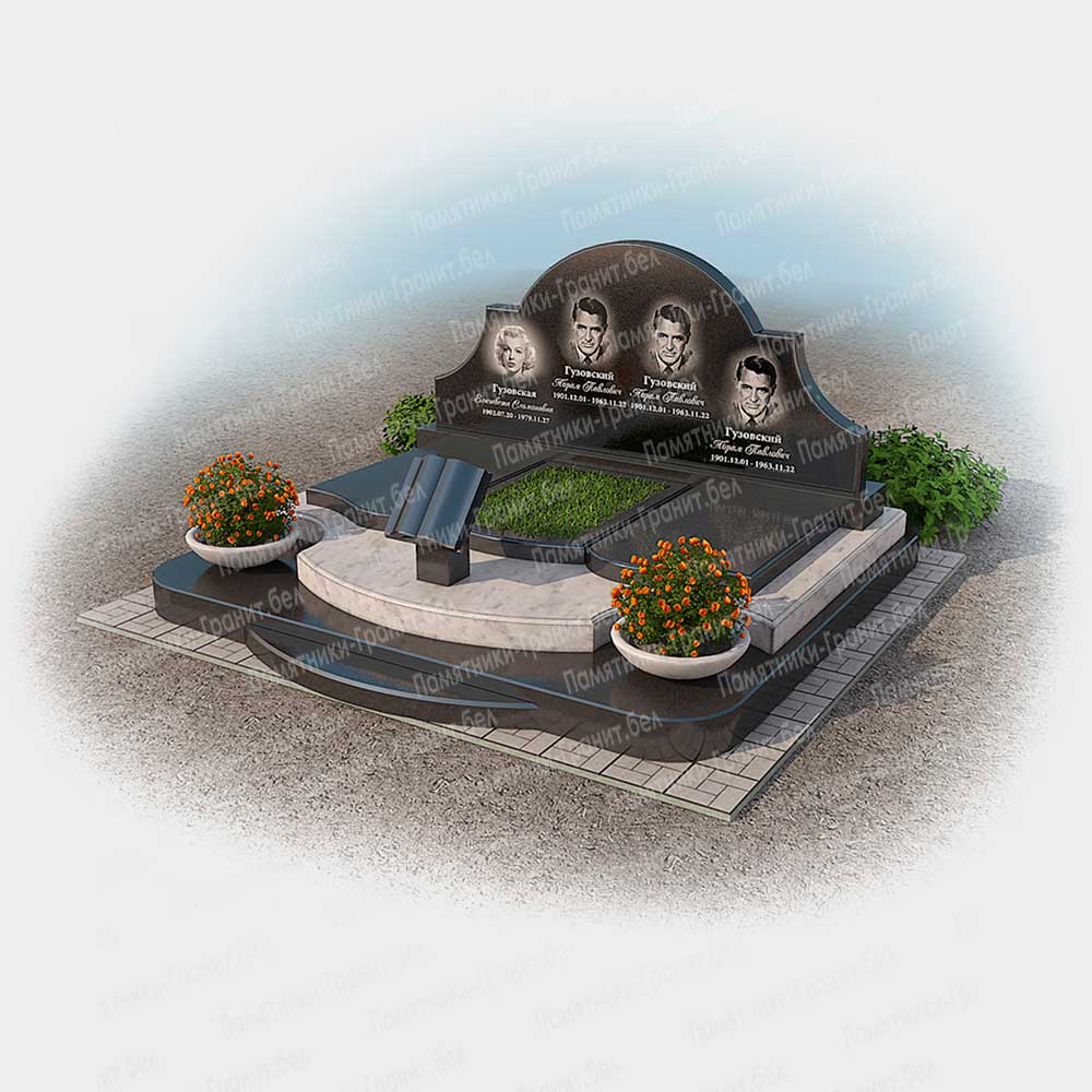 Памятник с крестом в Толочин на могилу фото